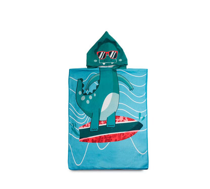 Poncho Kids com Capuz Infantil 115cm x 50cm Saída de Praia