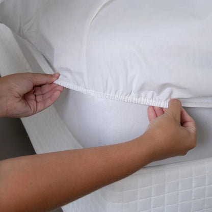 Lençol Avulso Com Elástico Micropercal Casal Branco