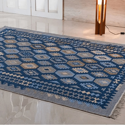 Tapete Kilim Antep 2,00x3,00m Azul DES 003