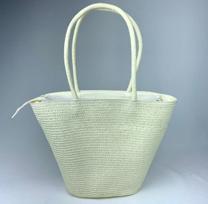 Bolsa Tote Balde de Praia Palha
