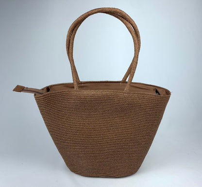 Bolsa Tote Balde de Praia Palha