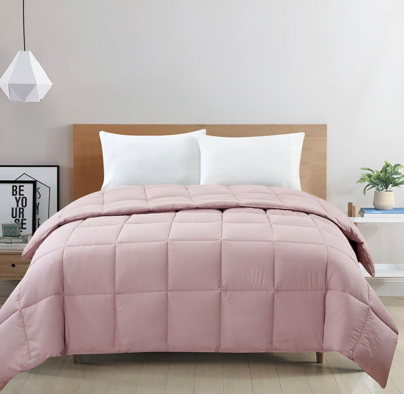 Edredom Ecopluma Toque De Pluma Queen 240x260 Rose