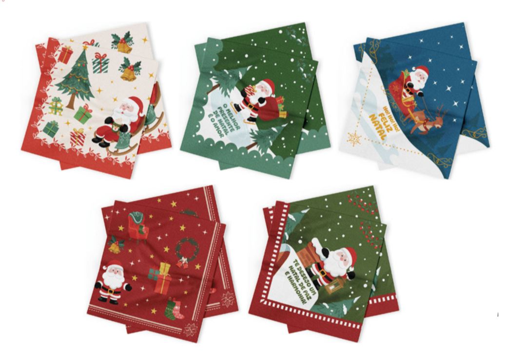 Guardanapo Natal de Tecido