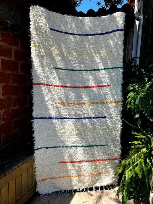 Tapete Felpudo Capri Listrado Colorido 2,0x1,0m