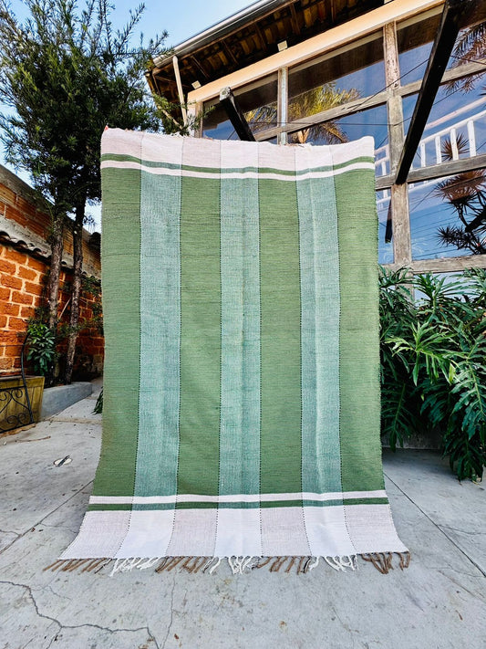 Tapete em Malha Moldura Verde 1,50x2,00m