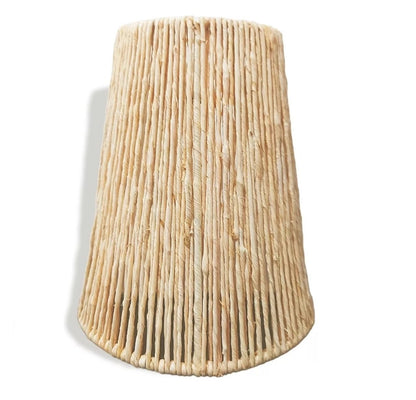Luminária Arandela Parede Rústica Palha Cone