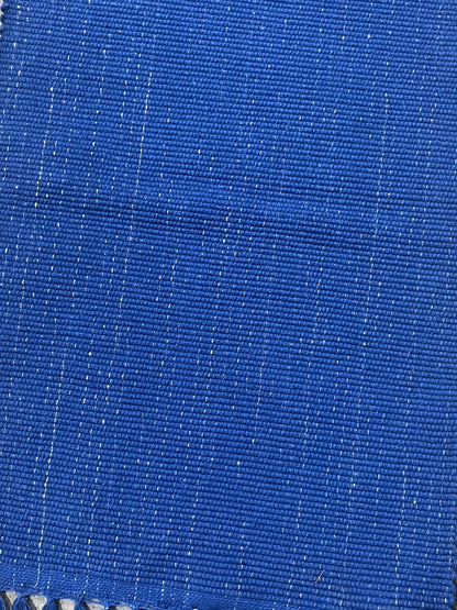 Caminho de Mesa Linha com Fio Lurex Azul 1,0m