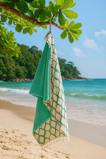 Toalha Canga Dupla Face com Tecido Impermeável Belize Tifanny