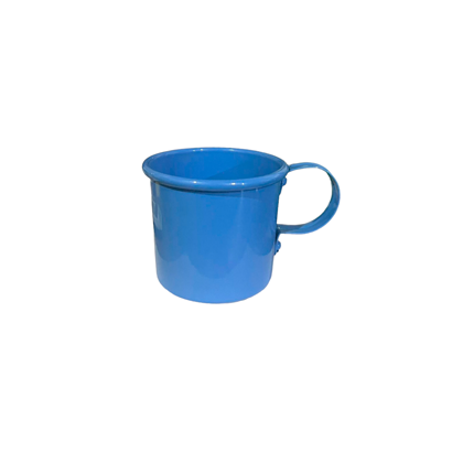 Caneca Colorida Alumínio Azul Claro