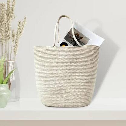 Bolsa Tote Balde de Praia Palha