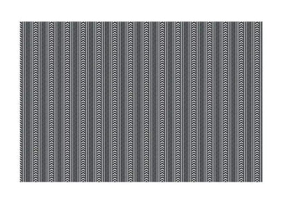 Tapete Verona Antiderrapante Preto 1,32mx2,00m
