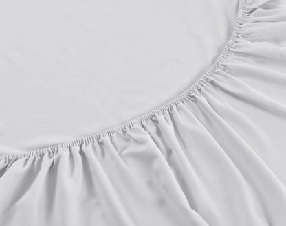 Jogo de Cama Jolitex Lençol Queen 3 Peças Branco Liso