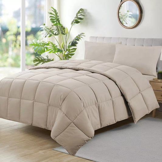Edredom Ecopluma Toque De Pluma Queen 280x260 Bege
