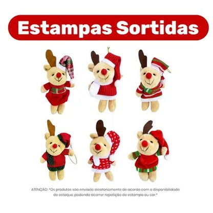 Rena de Pelúcia Natal - Unidade