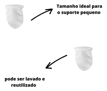 Refil Coador Café Individual Filtro De Pano P 6cm