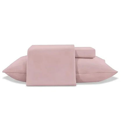 Jogo de Cama Jolitex Lençol Casal 3 Peças Rosa