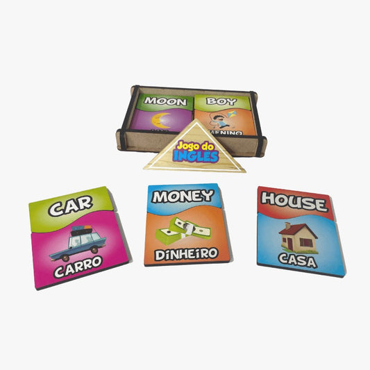 Brinquedo Jogo do Inglês Pedagógico