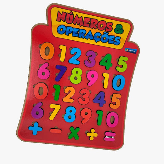 Brinquedo Painel Numérico Pedagógico