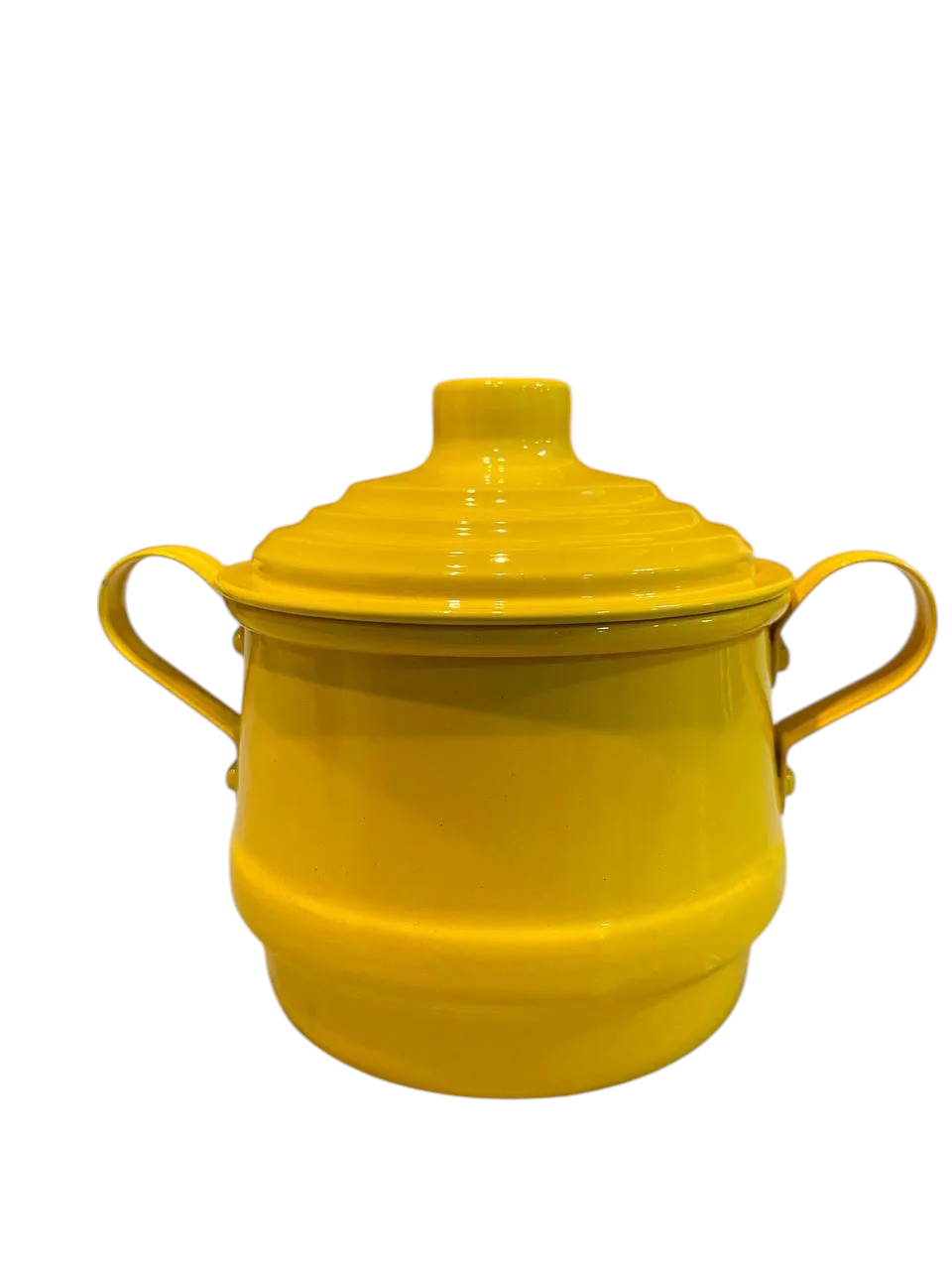 Açucareiro em Alumínio Amarelo