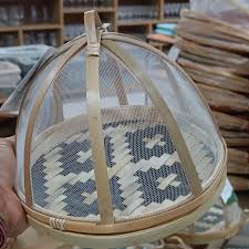 Porta Bolo Queijo Queijeira Bambu Com Tampa 20 Cm