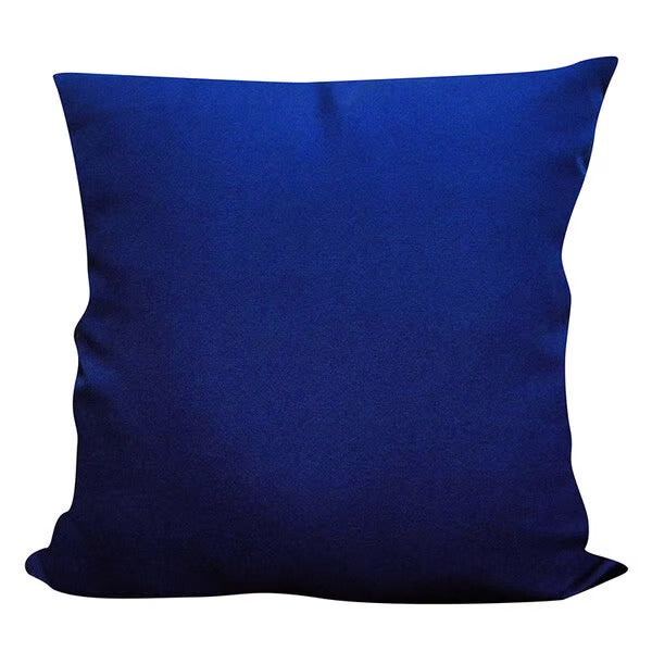 Capa de Almofada Oxford Lisa Azul 45x45 ou 65x65