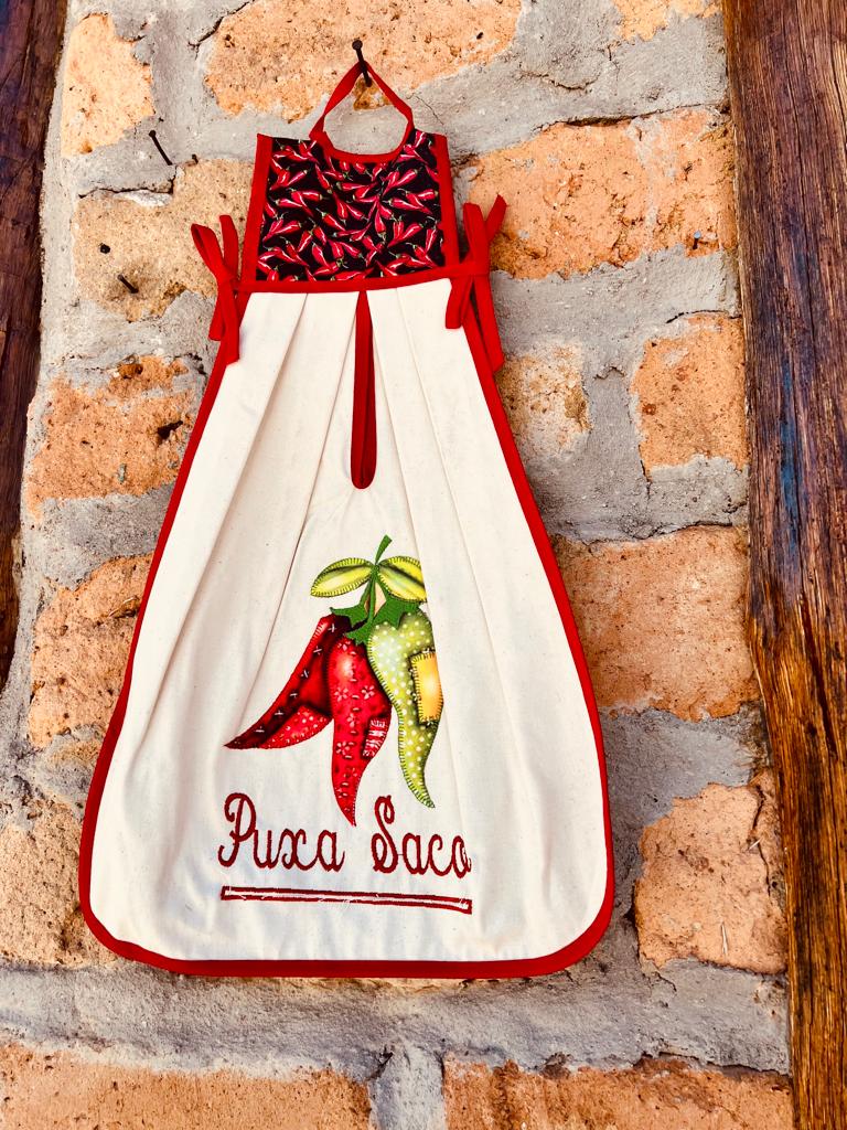 Puxa Saco Algodão Pimenta Vermelho