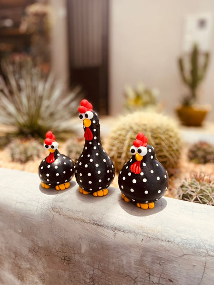 Trio Galinha em Cabaça Preta