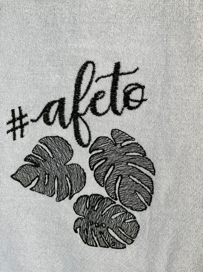 Pano de Prato Frases #afeto